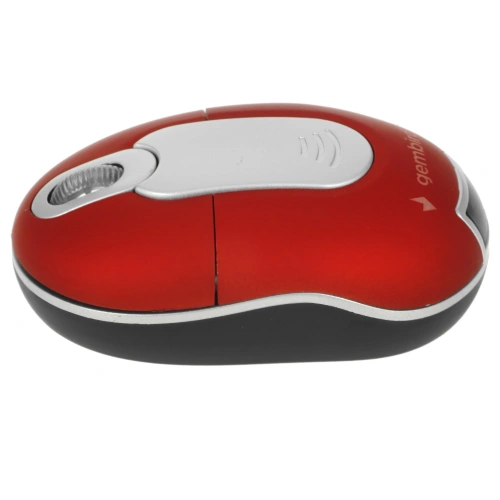 Мышь беспроводная Gembird MUSW-605 красный, 1200 dpi, кнопки - 3 [19483]