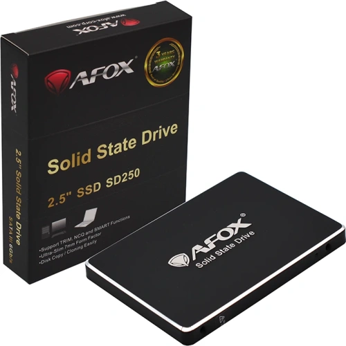 Накопитель SSD AFOX SD250 512 Gb, SATA III, 2.5&quot;, R/W 500/450 [SD250-512GQN]