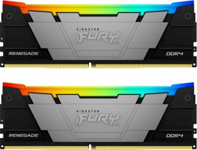Оперативная память Kingston 16GB 4266MHz DDR4 CL19 DIMM (Kit of 2) FURY Renegade RGB [KF442C19RB2AK2/16]
