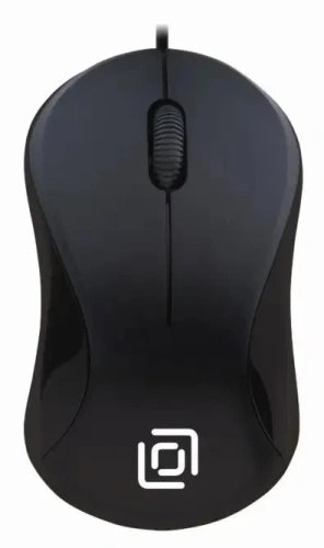 Мышь проводная Oklick 115SR черный, 1000 dpi, USB, кнопки - 3 [115SR черный]
