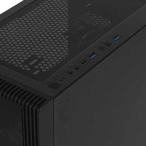 Компьютерный корпус 1STPLAYER TRILOBITE T3-G Black [T3-G-BK-4F1]