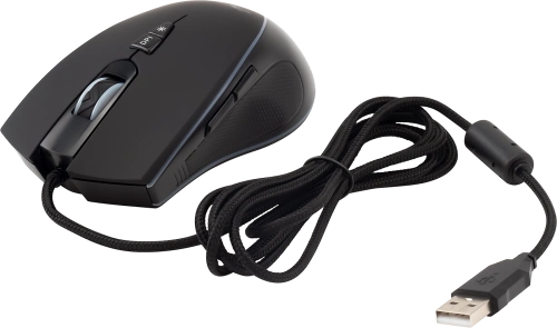 Мышь проводная Acer OMW131 черный, 6400 dpi, USB, кнопки - 7 [ZL.MCEEE.015]