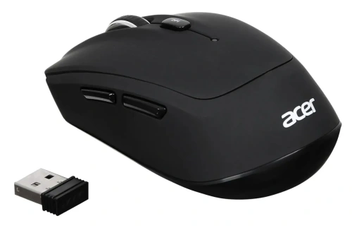 Беспроводная мышь Acer OMR040 оптическая (1600dpi) USB (6but) black [ZL.MCEEE.00A]