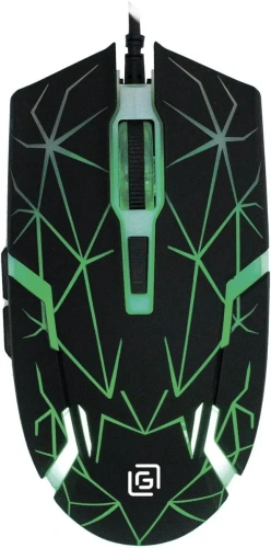 Мышь проводная Oklick 701G черный, 3600 dpi, USB, кнопки - 6 [1884623]