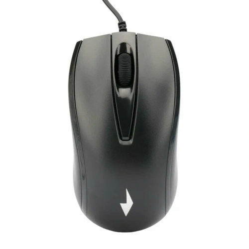 Мышь проводная Gembird MOP-110 черный, 1000 dpi, USB, кнопки - 3 [21328]