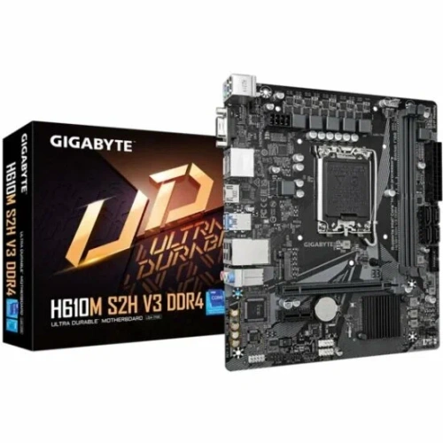 Материнская плата Gigabyte H610M S2H V3 DDR4, LGA 1700, Intel H610 [H610M S2H V3 DDR4]