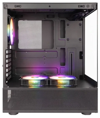 Компьютерный корпус 1STPLAYER MIKU Mi7-A черный [Mi7-A-BK-2F1R-1F1]