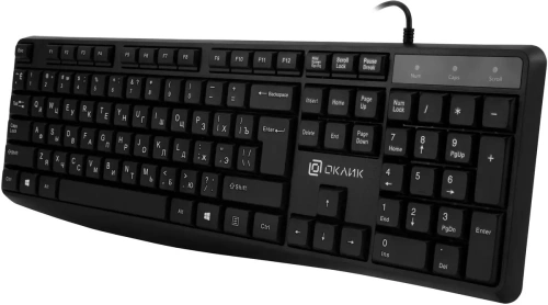 Клавиатура Oklick 145M проводная, USB, черный [1659983]