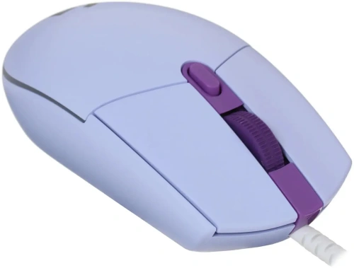 Мышь проводная Logitech G102 LIGHTSYNC фиолетовый, 8000 dpi, USB, кнопки - 6 [910-005857/910-005854]