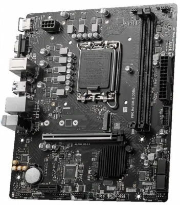 Материнская плата MSI PRO H610M-E DDR4, LGA 1700, Intel H610, 2xDDR4 [PRO H610M-E DDR4]