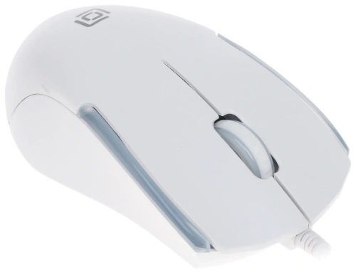 Мышь проводная Oklick 245M белый, 1000 dpi, USB, кнопки - 3 [245M белый]
