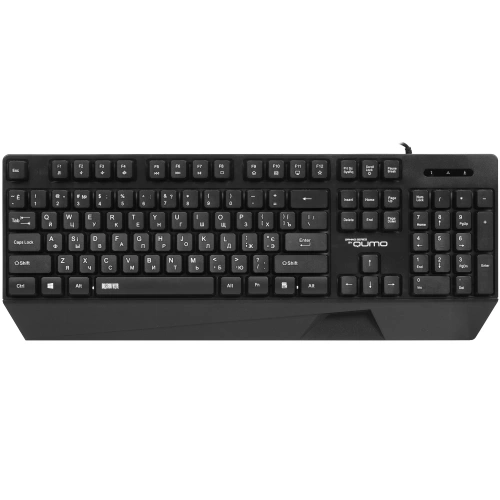 Игровая клавиатура Qumo Twins K68, с двумя накладками разного цвета, проводная, 104 клавиши, кнопка FN, встроенная радужная подсветка [K68]