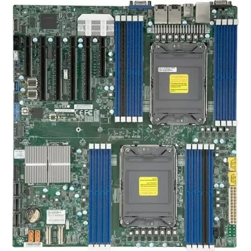 Серверная материнская плата Supermicro X12DPI-N6-B, сокет LGA4189, Intel C621A, DDR4 ECC, 18xDDR4, 4xPCIe 4.0 x16, 2xPCIe x8, M.2, SATA-III, 2xGigabit Ethernet, 4xUSB 3.2, VGA, COM, E-ATX [MBD-X12DPI-N6-B]