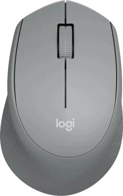 Мышь беспроводная Logitech M280 серый, 1000 dpi, радиоканал, USB, кнопки - 3 [910-004310]