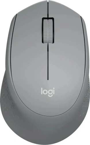 Мышь беспроводная Logitech M280 серый, 1000 dpi, радиоканал, USB, кнопки - 3 [910-004310]