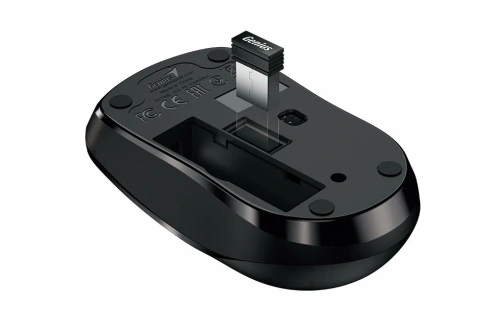 Мышь беспроводная Genius NX-7000X черный, 1200 dpi, радиоканал, USB, кнопки - 3 [31030033400]