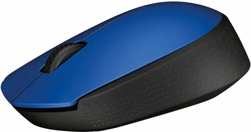 Мышь беспроводная Logitech M171 синий, 1000 dpi, радиоканал, USB, кнопки - 3 [910-004640/910-004644]