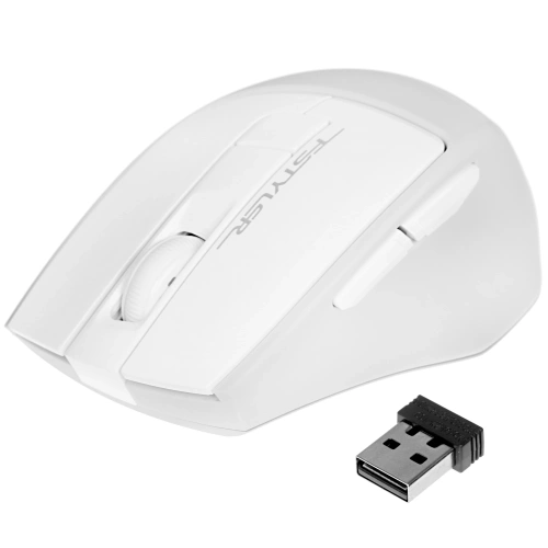 Мышь беспроводная A4Tech Fstyler FG30 белый/серый, 2000 dpi, радиоканал [FG30 белый/серый]