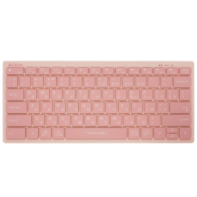 Клавиатура A4Tech Fstyler FBX51C розовый USB беспроводная BT/Radio slim Multimedia [FBX51C розовый]