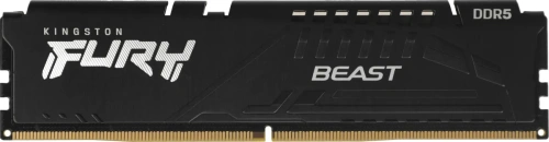 Память оперативная/ Kingston 64GB 6000MT/s DDR5 CL40 DIMM (Kit of 4) FURY Beast Black XMP [KF560C40BBK4-64]