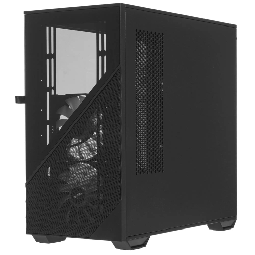 Компьютерный корпус 1STPLAYER DK D7 черный mATX 3x120mm LED fans [D7-BK-3F1]