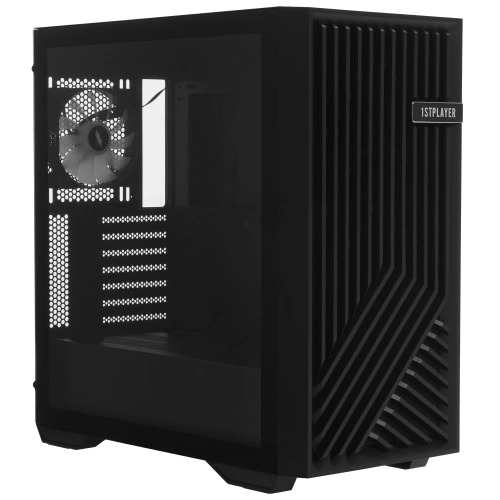 Компьютерный корпус 1STPLAYER FD8 Black [FD8-BK-4F1]