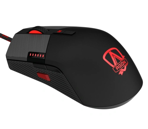 Мышь проводная AOC AGM700 черный, 16000 dpi, USB, кнопки - 8 [AGM700DRCR]