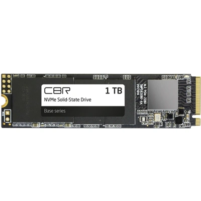 Накопитель SSD CBR Base 1Tb PCIe 3.0 x4, M.2 2280, NVMe, R/W 3300/2900 [SSD-001TB-M.2-BS24b]