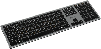 Клавиатура Oklick 890S серый USB беспроводная slim [WT-1901]