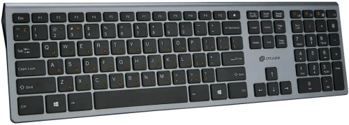 Клавиатура Oklick 890S проводная, USB, серый/черный [1784239]