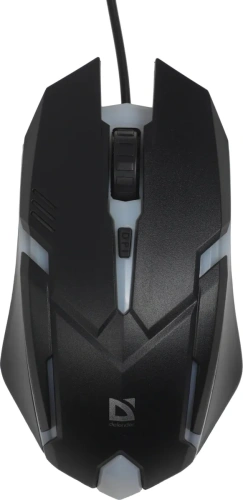 Мышь проводная Defender Cyber MB-560L черный, 1200 dpi, USB, кнопки - 3 [52560]