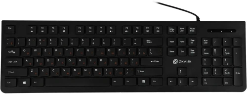 Клавиатура Oklick 505M черный USB slim [KW-1820 BLACK]