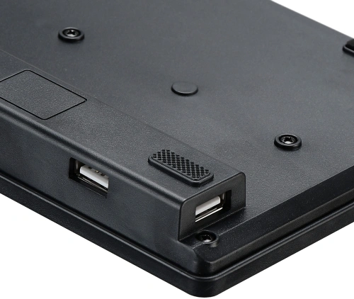 Клавиатура Oklick 520M2U проводная, USB, черный + черный [520M2U]