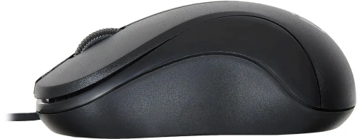 Мышь проводная Oklick 115S черный, 1200 dpi, USB, кнопки - 3 [115S черный]