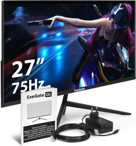 Монитор 27&quot; ExeGate SmartView ES2707CA IPS 2560x1440, 75 Гц [EX297307RUS]