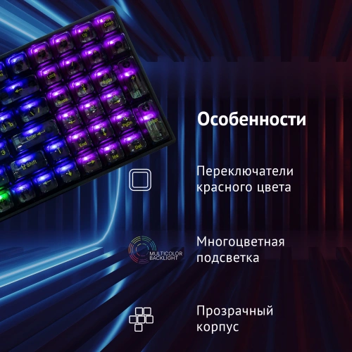 Клавиатура Oklick 915GK (1790371) проводная, USB, черный [1790371]
