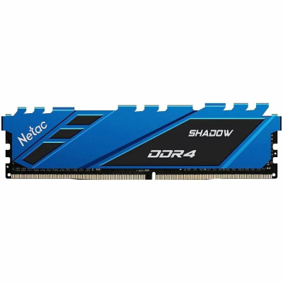 Оперативная память Netac 8Gb DDR4 3200Mhz DIMM PC25600, Shadow [NTSDD4P32SP-08B]