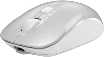 Мышь беспроводная A4Tech Fstyler FB26CS Air2 серебристый/белый [FB26CS AIR2 ICY WHITE]