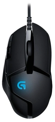 Мышь проводная Logitech G402 Hyperion Fury, черный, 4000 dpi, USB, кнопки - 8 [910-004073]