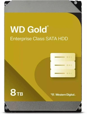 Жесткий диск WD SATA-III 8TB WD8005FRYZ Desktop Gold 512E (7200rpm) 256Mb 3.5&quot; [WD8005FRYZ]