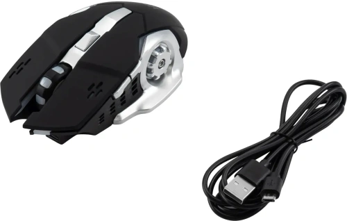 Мышь беспроводная Oklick 770GW черный, 3600 dpi, радиоканал, USB, кнопки - 6 [770GW]