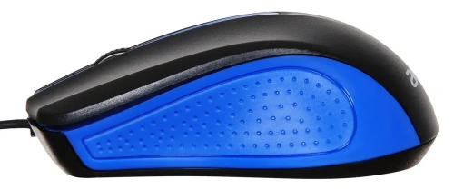 Мышь проводная Acer OMW011 черный/синий, 1200 dpi, USB, кнопки - 3 [ZL.MCEEE.002]