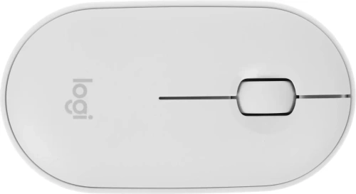 Мышь беспроводная Logitech Pebble M350 белый, 1000 dpi, кнопки - 3 [910-005541]