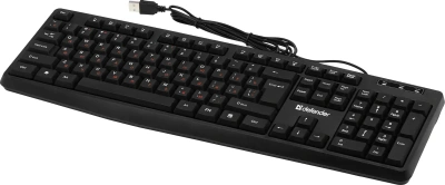 Клавиатура Defender Concept HB-164 проводная, USB, черный [45164]
