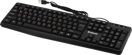Клавиатура Defender Concept HB-164 проводная, USB, черный [45164]