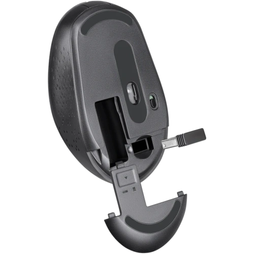 Мышь беспроводная Defender Auris MB-027 серый, USB, кнопки - 4 [52029]