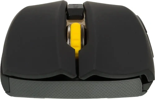 Мышь беспроводная Oklick 495MW черный/золотистый, 1600 dpi, радиоканал, USB, кнопки - 6 [495MW черный/золотистый]