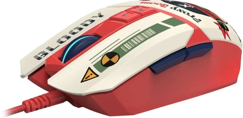 Мышь проводная A4Tech Bloody W63 Max Proxy Boom бежевый/красный, кнопки - 9 [W63 MAX PROXY BOOM]