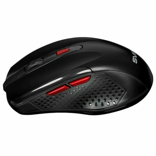 Мышь беспроводная SVEN RX-450W черный, 3200 dpi, радиоканал, USB, кнопки - 6 [SV-021825]