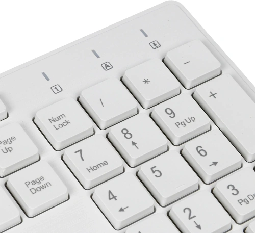 Клавиатура Oklick 500M проводная, USB, белый [500M]